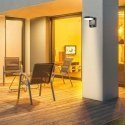 17W LED outdoor wall light, black, 4000K, IP65, with motion sensor 17W LED outdoor wall light, black, 4000K, IP65, with motion sensor