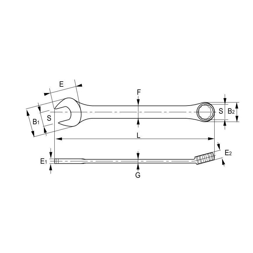 Combination wrench 26mm Irimo – 2