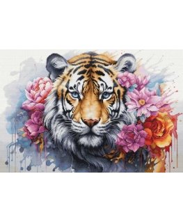 luca S Suskaičiuotas siuvinėjimo kryželiu rinkinys "Wild Life Of Predator" 48x32 cm SBU5033
