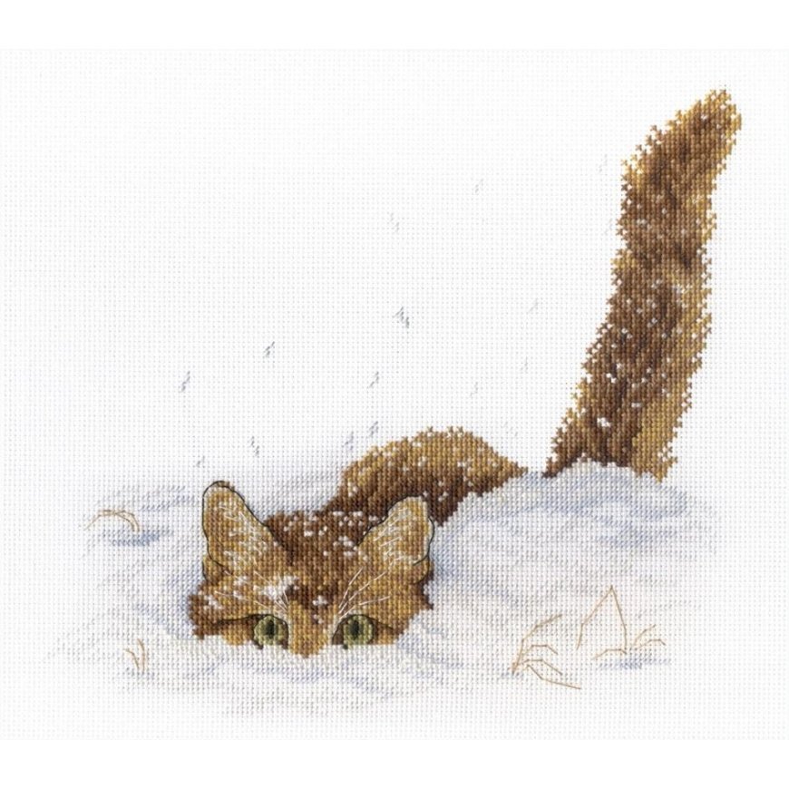 Beldizart Cat in the snow SNV-557