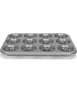 Patisse mini turbano formos 26,5 x 35 cm sidabro plieno 12 skyrių