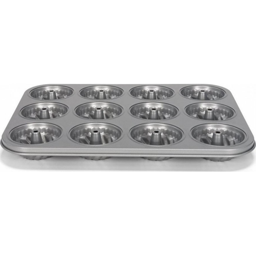 Patisse mini turbano formos 26,5 x 35 cm sidabro plieno 12 skyrių