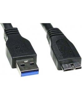 Cable USB LAMA PLUS USB-A - microUSB 2 m Black