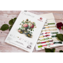 luca S Counted Cross Stitch Kit "Vase with Roses" 31x30 cm SB7026 luca S Counted Cross Stitch Kit "Vase with Roses" 31x30 cm SB7026