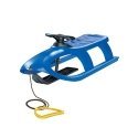Prosperplast plastic children's sled with skis and steering wheel sled rope handle for winter fun Prosperplast plastic children's sled with skis and steering wheel sled rope handle for winter fun