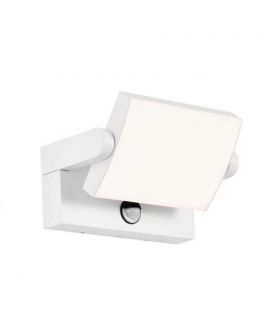 17W LED surface outdoor light, white, 3000K, with motion sensor