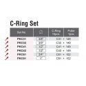10 apsauginių kaiščių rinkinys 3/8" Koken smūginiams lizdams [PKC31]