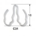 Set of 10 Safety Pins for 3/8" Koken Impact Sockets [PKC31]