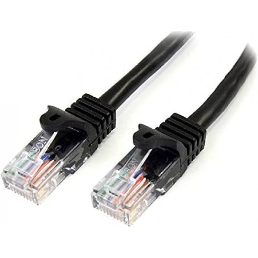 Cable Patchcord cat. 5e RJ45 UTP 5m black