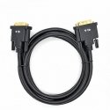 DVI cable M 24 + 1 1.8 m. Black, gold plated DVI cable M 24 + 1 1.8 m. Black, gold plated