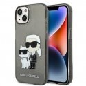 Karl Lagerfeld IML Glitter Karl and Choupette NFT Case for iPhon Karl Lagerfeld IML Glitter Karl and Choupette NFT Case for iPhon