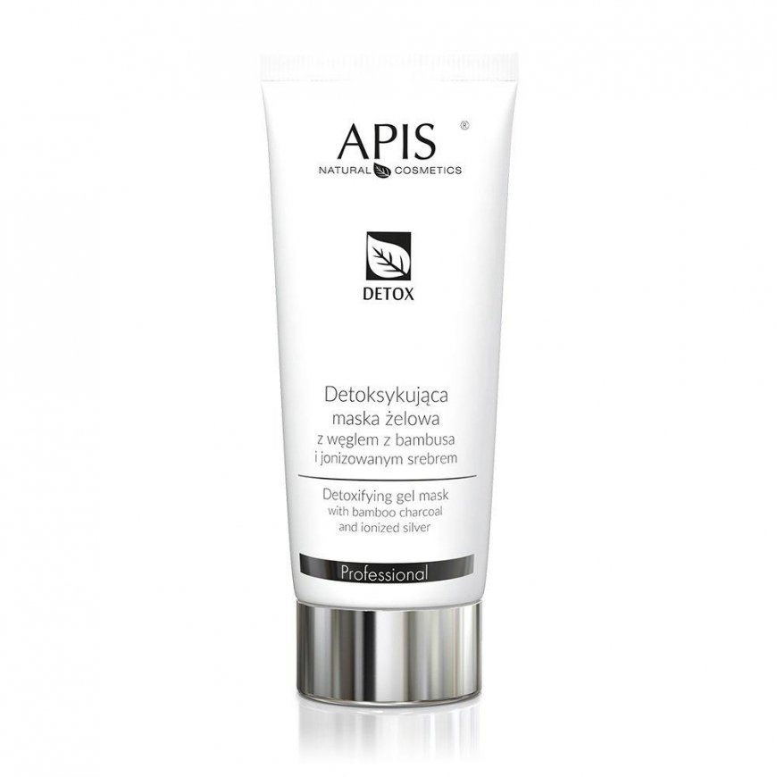 APIS detoxifying gel mask with bamboo charcoal, 200ml – 2
