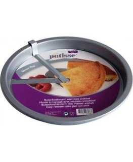 Patisse Cake mold with a lid 23 cm Silver Top universal