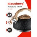 TEAPOT WITH WHISTLE 2.7L KLAUSBERG KB-7282 GRANIT WOOD TEAPOT WITH WHISTLE 2.7L KLAUSBERG KB-7282 GRANIT WOOD