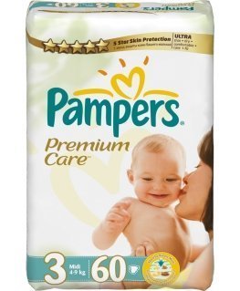 Pampers Premium Care 3 60 pcs