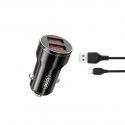 XO car charger CC48 2x USB 2,4A black XO car charger CC48 2x USB 2,4A black