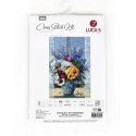 luca S Counted Cross Stitch Kit "Bouquet with Pansy" 25x36cm SB7030 luca S Counted Cross Stitch Kit "Bouquet with Pansy" 25x36cm SB7030