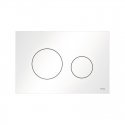 TECEloop plastic drain plate for dual flush technology, white TECEloop plastic drain plate for dual flush technology, white