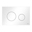 TECEloop plastic drain plate for dual flush technology, white TECEloop plastic drain plate for dual flush technology, white