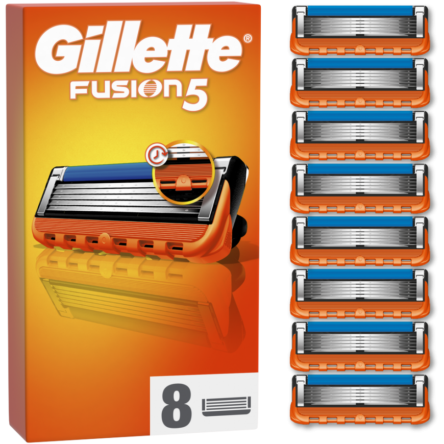 Gillette Fusion5 8 Razor Blades for Men