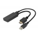 DisplayPort adapter DELTACO, HDMI - USB-C Alt.Mode, 4K/60Hz / 1902012 DisplayPort adapter DELTACO, HDMI - USB-C Alt.Mode, 4K/60Hz / 1902012