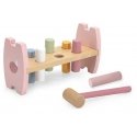 Viga Toys VIGA PolarB Set wooden pyramid + Punch with hammer Fox Montessori Viga Toys VIGA PolarB Set wooden pyramid + Punch with hammer Fox Montessori