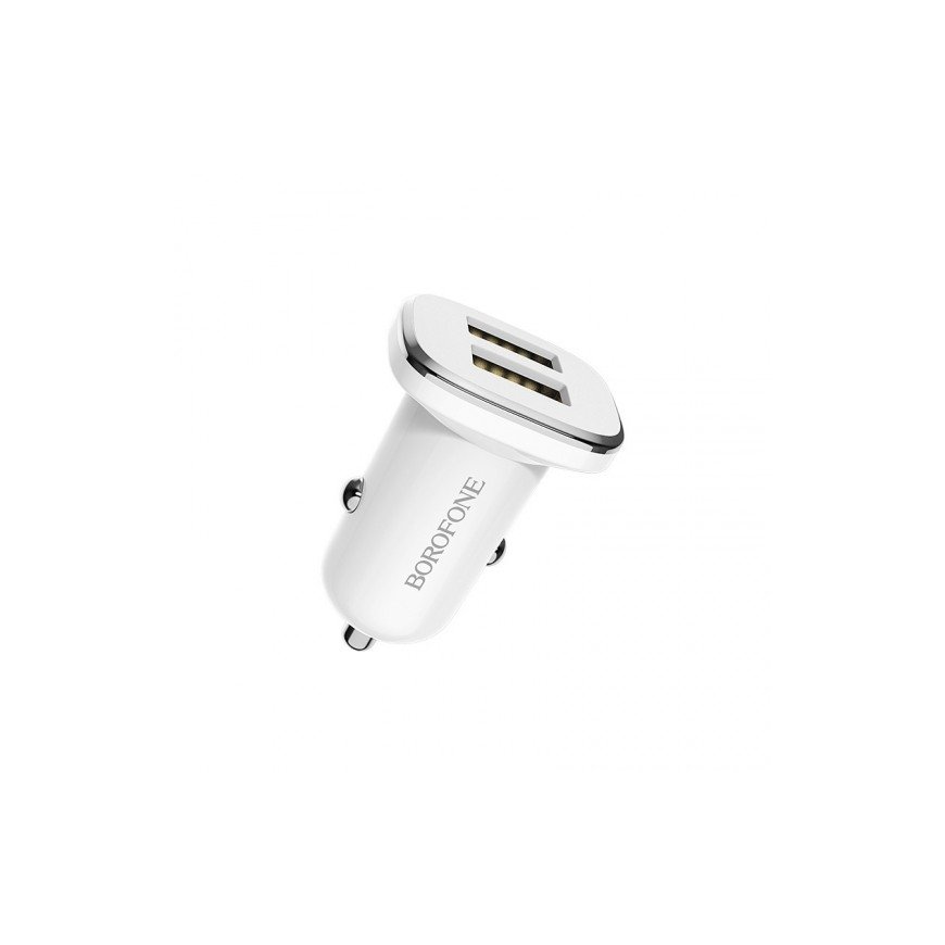 Borofone Car charger BZ12 Lasting Power - 2xUSB - 2,4A white
