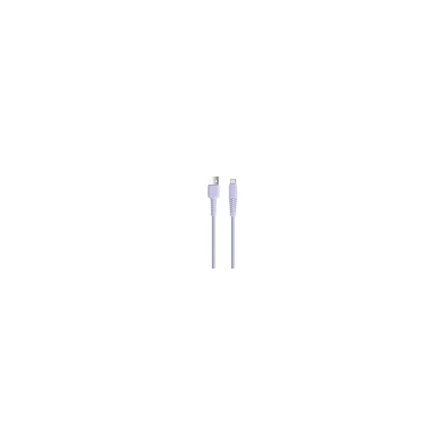 Setty cable USB - USB-C 1,5 m 2,1A KSA-C-1.529 lilac – 2