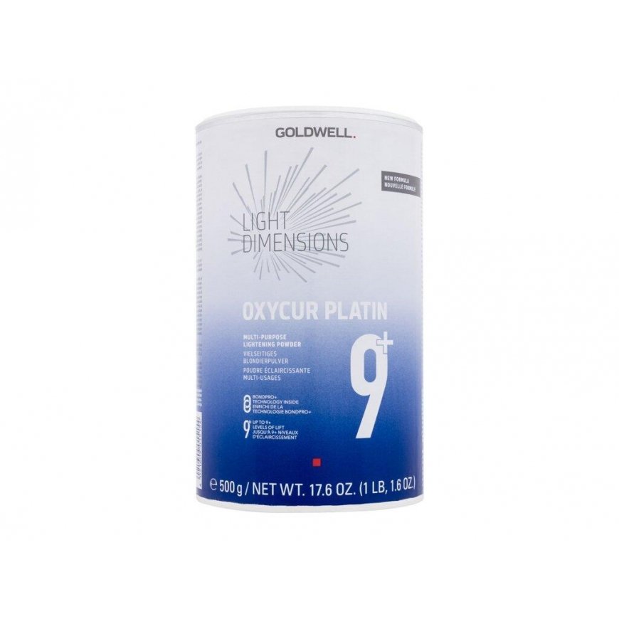 Hair lightening powder Goldwell Light Dimensions Oxycur Platin Multi - Purpose Lightening Powder 9+ 500g – 3