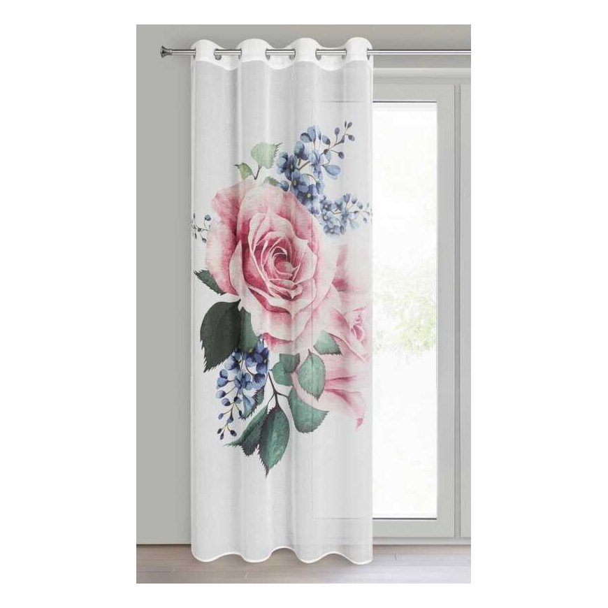 Euro curtains ZAS/LIA/B+RÓ/KPL 140X260 PRZEL/X2 – 2