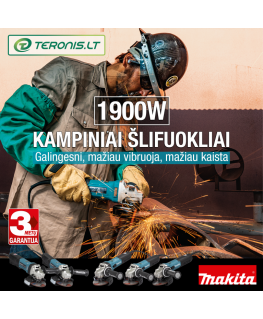Kirvis - skaldiklis stikloplastiko kotu 2kg. Truper 32736