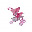 Milly Mally Kate doll stroller, pink Milly Mally Kate doll stroller, pink