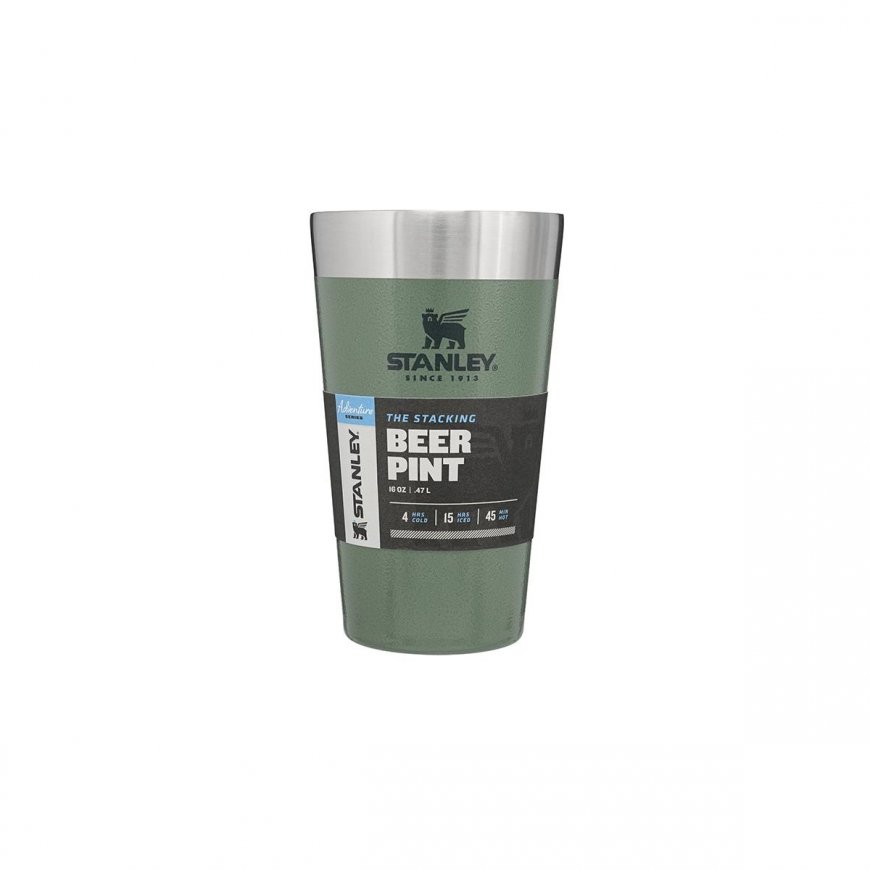 Thermal beer mug ADVENTURE - HAMMERTONE Green 0.47L / Stanley – 3