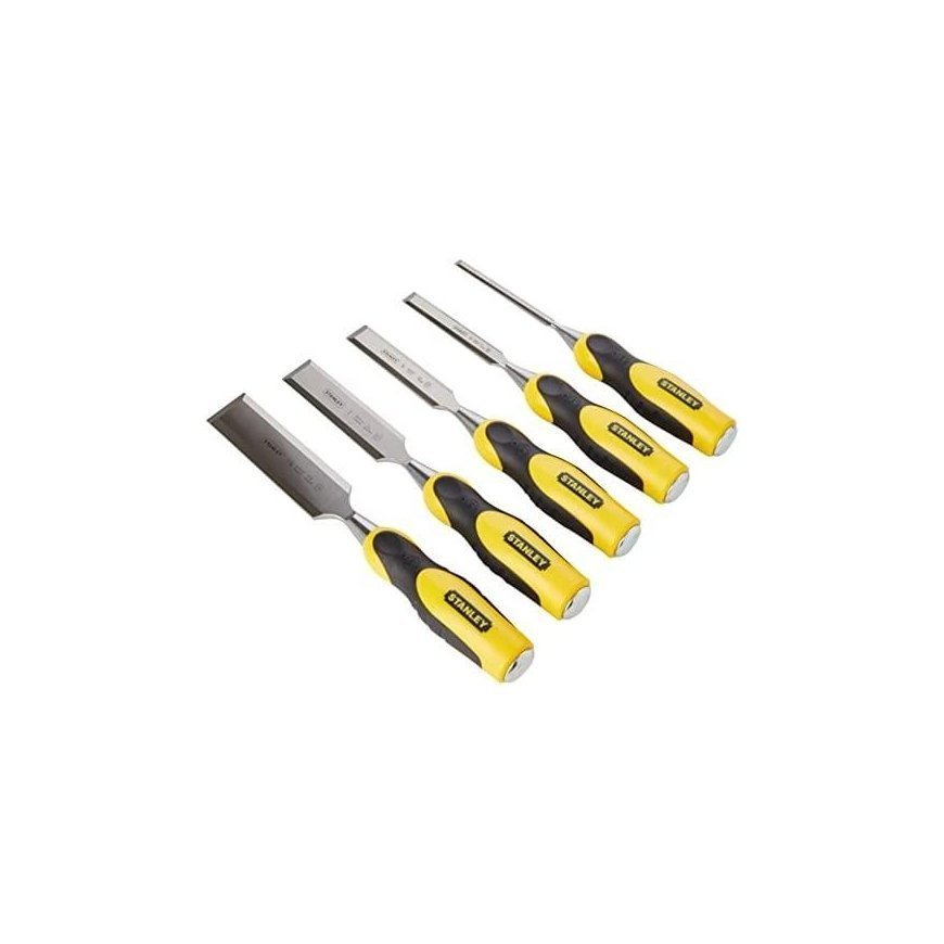 Stanley 5 Piece DynaGrip Wood Chisel Set – 5