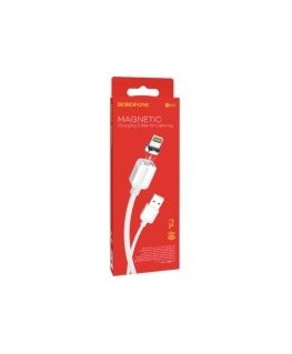 Borofone Magnetic BX57 Lightning cable 100 cm white