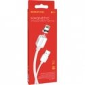 Borofone Magnetic BX57 Lightning cable 100 cm white