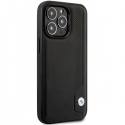 Case BMW BMHCP14L22RBDK iPhone 14 Pro 6.1" black/black hard case, leather blue dots Case BMW BMHCP14L22RBDK iPhone 14 Pro 6.1" black/black hard case, leather blue dots