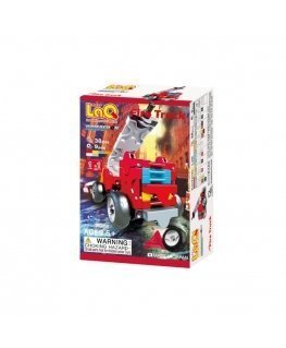 Yoshiritsu Japanese educational constructor LAQ Hamacron MINI FIRE TRUCK, from 5 years.