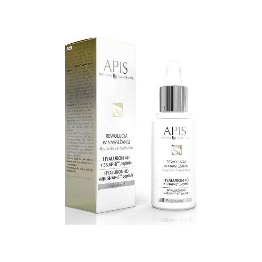 APIS APIS_Revolution in Moisturizing Hyaluron 4D veido serumas su Snap-8 peptidu 30ml
