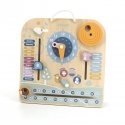 Wooden hanging wall calendar with clock Viga PolarB Wooden hanging wall calendar with clock Viga PolarB