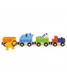 Train with zoo animals, Viga