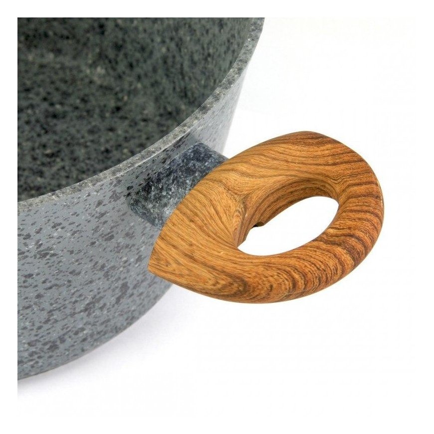 GRANITINIAI PUODAI 12 dalių rinkinys KLAUSBERG KB-7242 GRANIT WOOD – 2