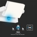 17W LED sieninis lauko šviestuvas, baltas, 4000K, IP65, su judesio davikliu 17W LED sieninis lauko šviestuvas, baltas, 4000K, IP65, su judesio davikliu