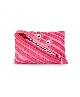 Pencil case ZIPIT Pink Star, pink