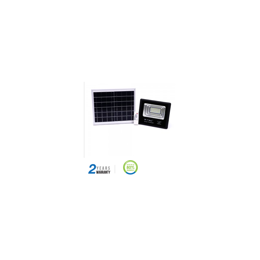 V-TAC 16W LED spotlight with solar
