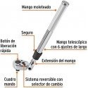 Impact wrench with telescopic handle and swivel head 1/2", 350-490mm Truper® Impact wrench with telescopic handle and swivel head 1/2", 350-490mm Truper®