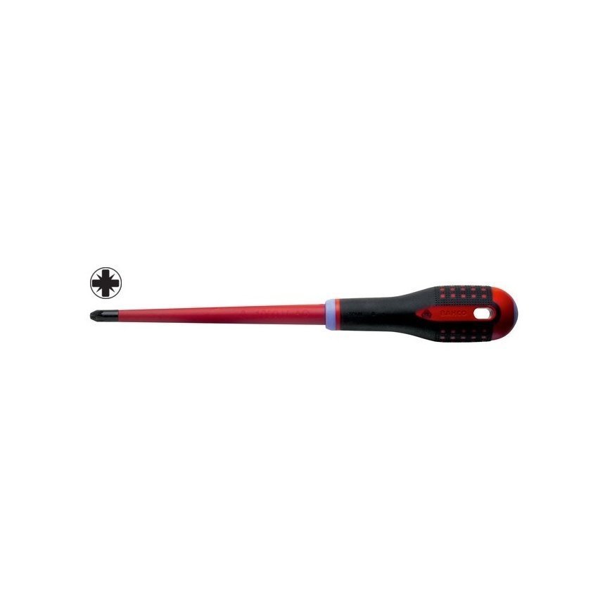 Bahco Insulated screwdriver ERGO ™ SLIM Pozidriv PZ2x100mm 1000V VDE – 2