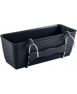 Prosperplast planter box Rato Square anthracite