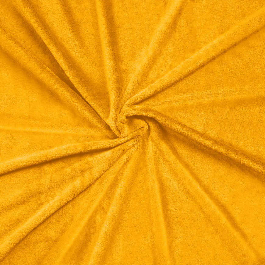 Fleece antklodė 150x200 cm TEESA - geltona – 3