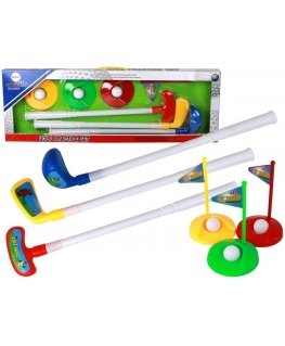 Lean Cars Mini golfo rinkinys vaikams, lazdos, 12 vnt.